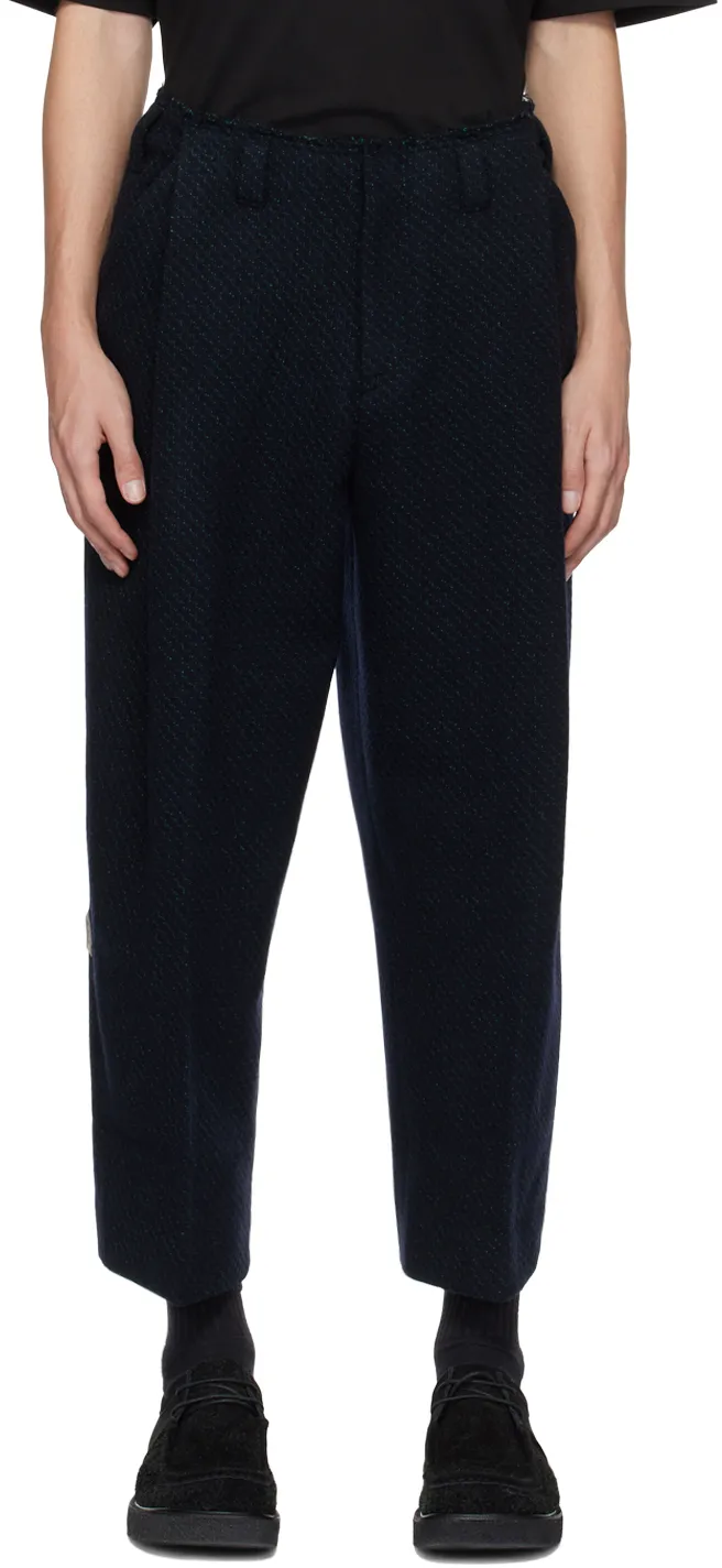 Belt Loop Zipper Casual Pants