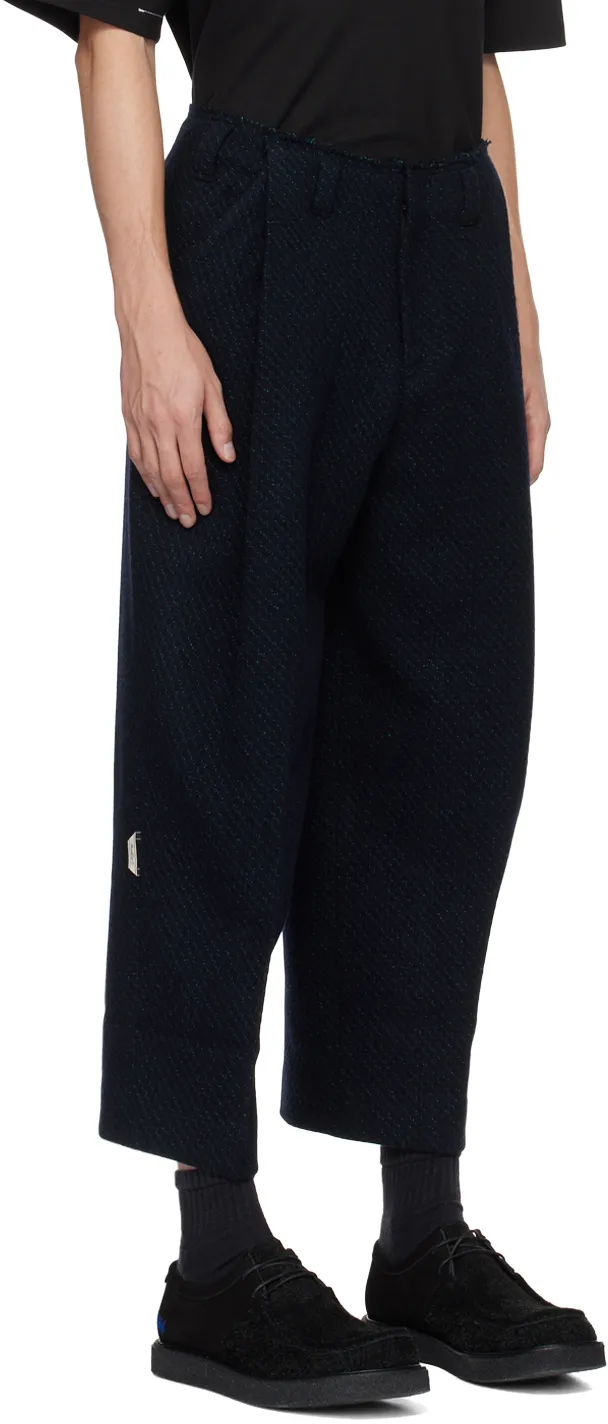 Belt Loop Zipper Casual Pants