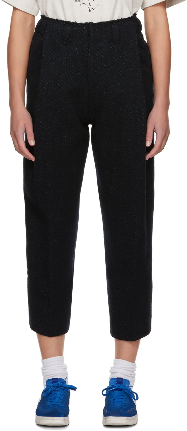 Belt Loop Zipper Casual Pants
