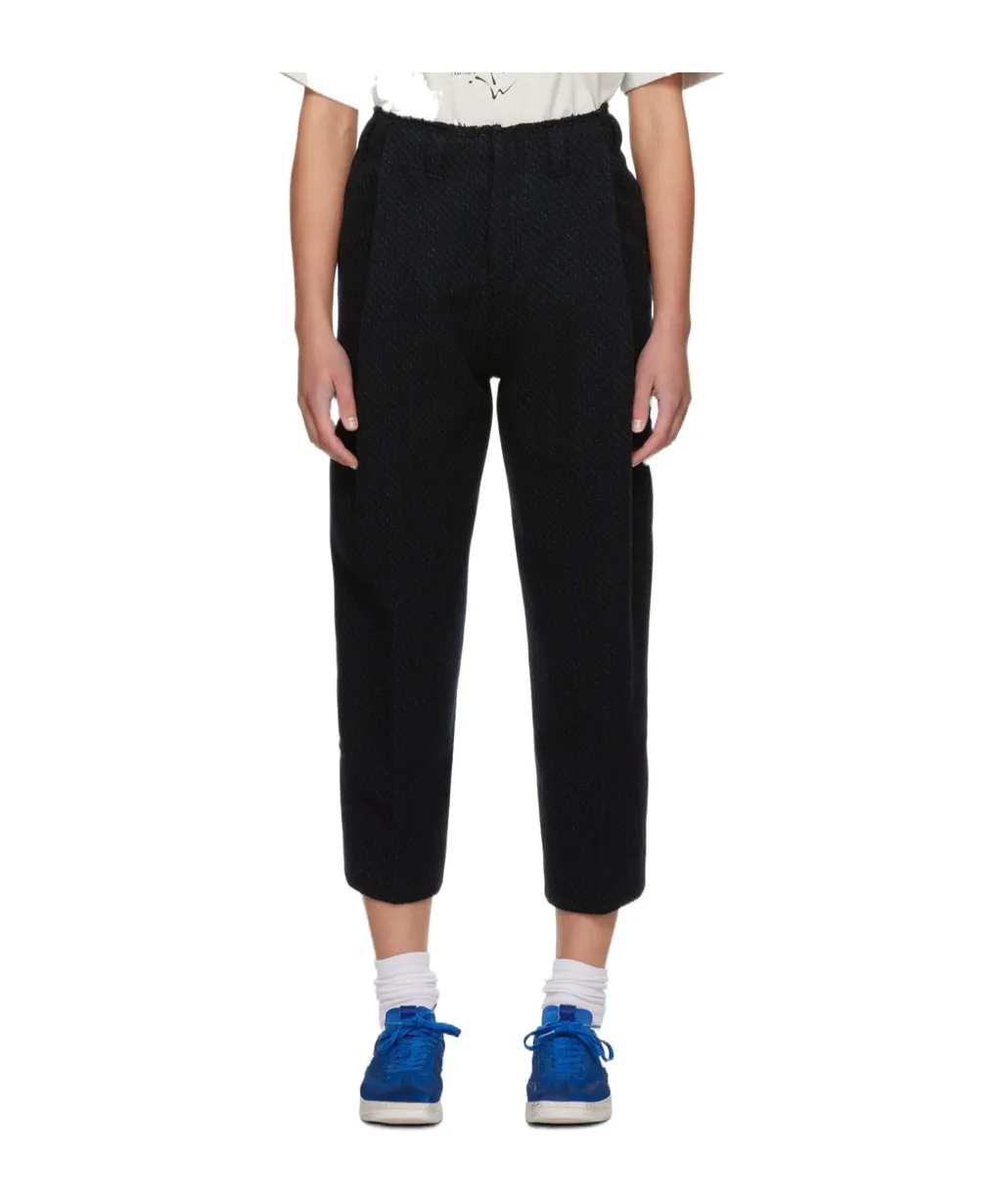 Belt Loop Zipper Casual Pants