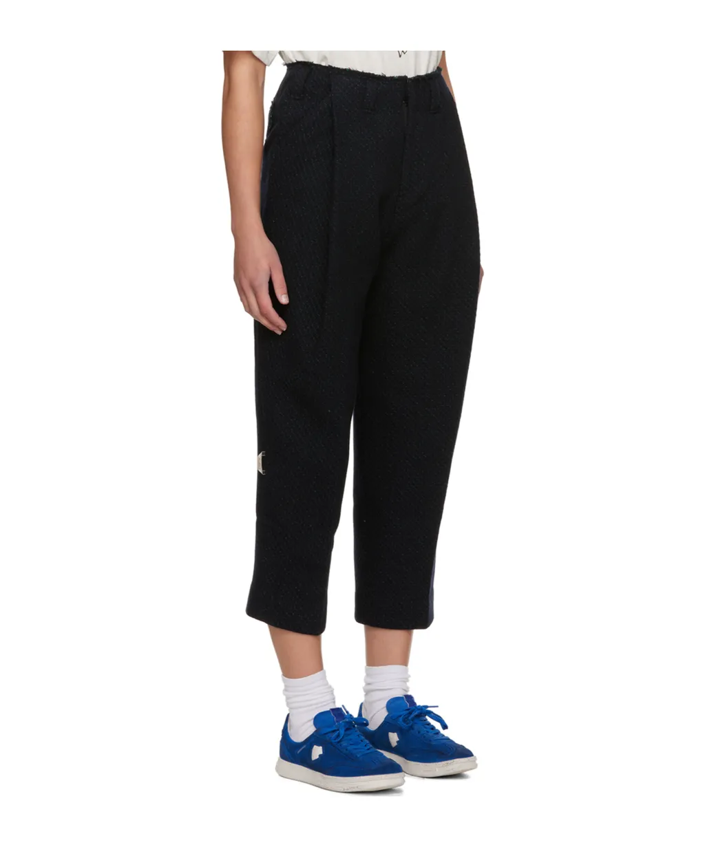 Belt Loop Zipper Casual Pants