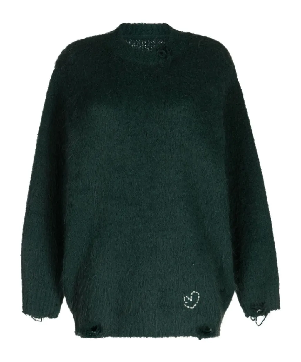 Imitation Fleece Knitted Sweater