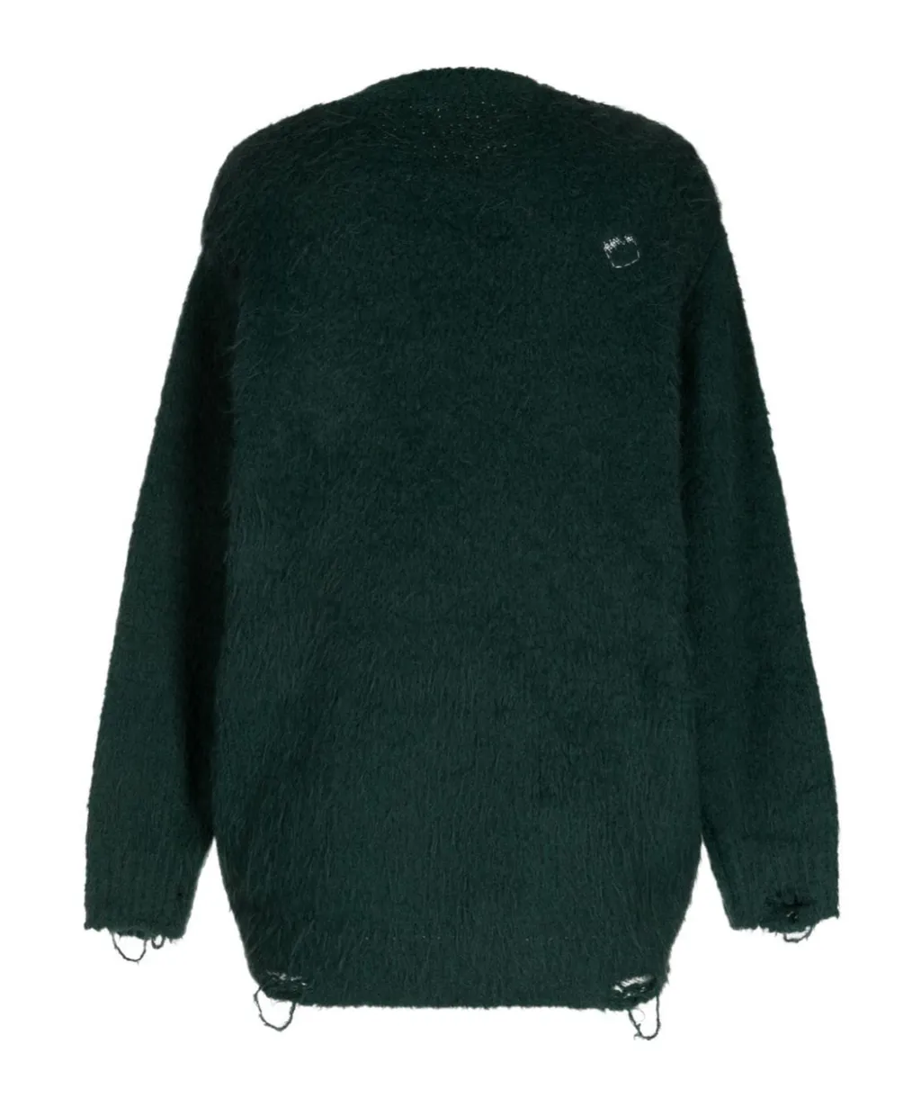 Imitation Fleece Knitted Sweater