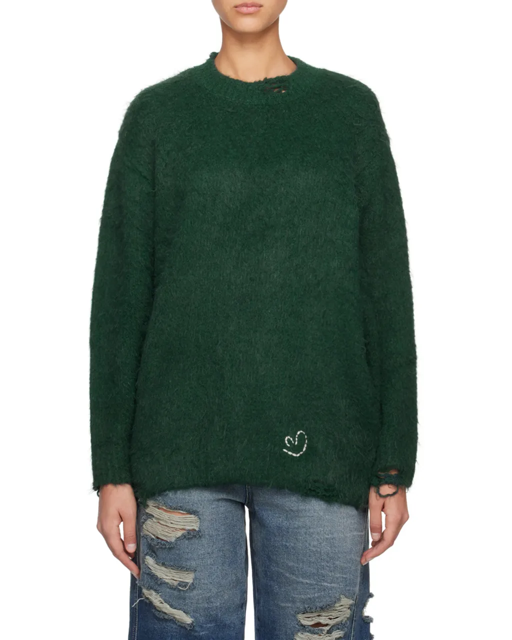 Imitation Fleece Knitted Sweater