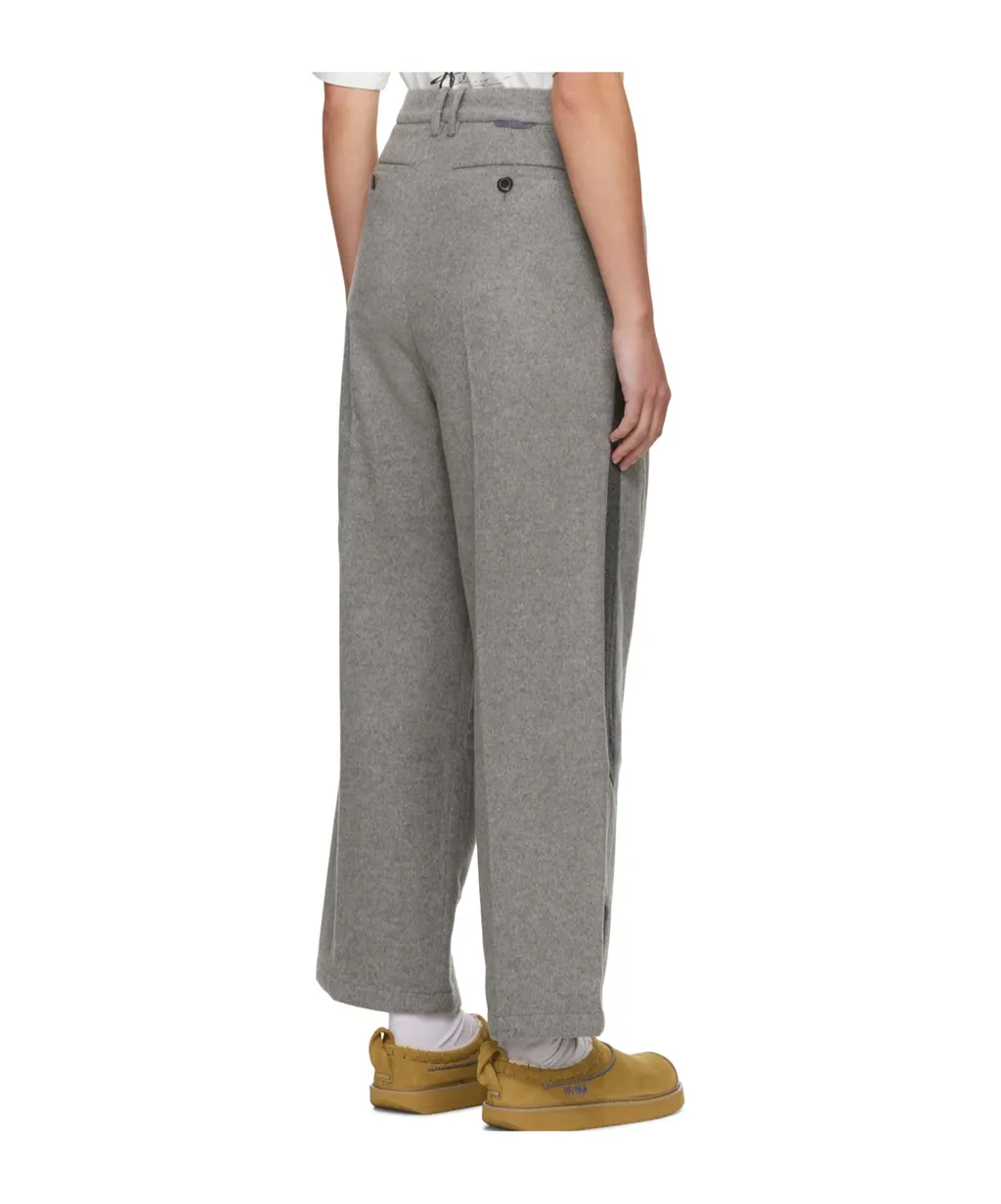 Stitched Zipper Casual Pants