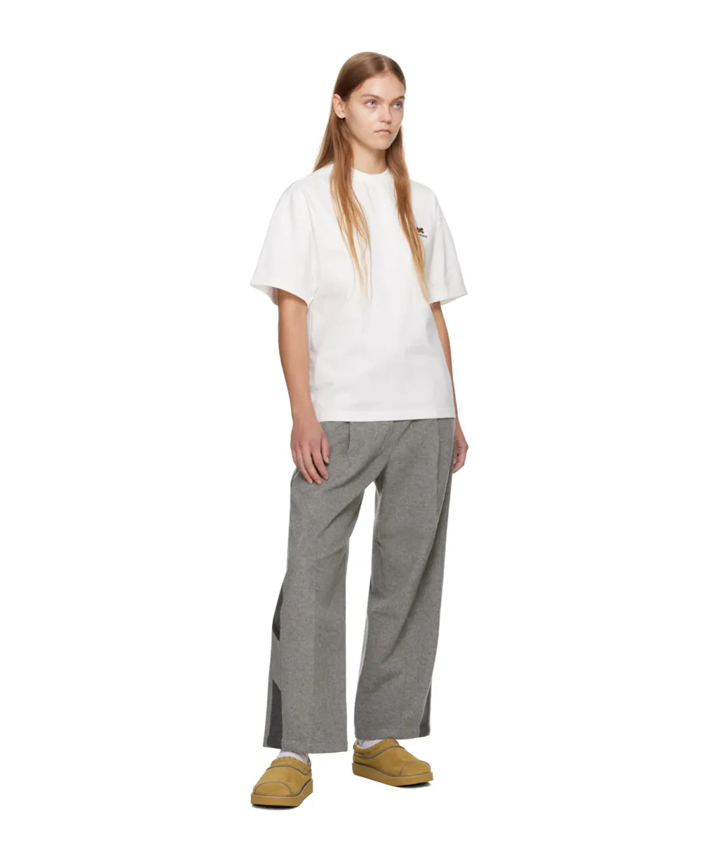 Stitched Zipper Casual Pants