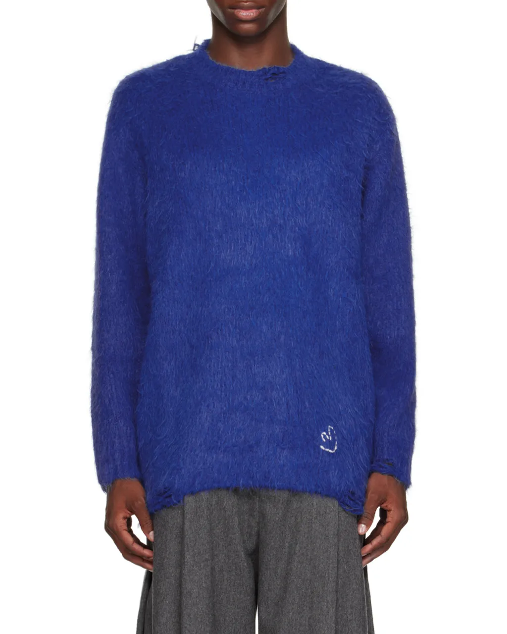 Imitation Fleece Knitted Sweater