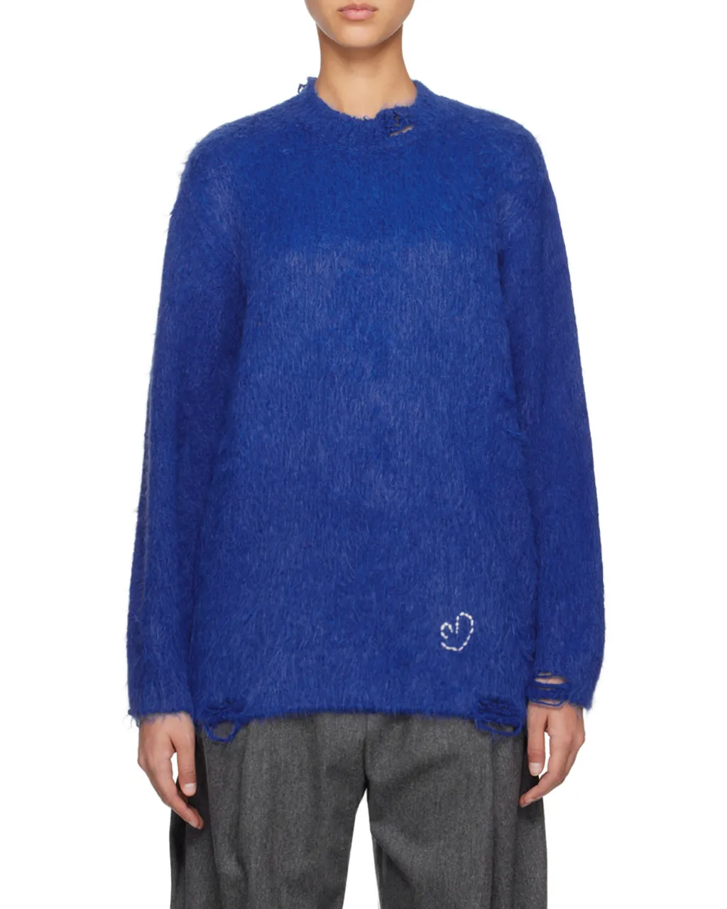 Imitation Fleece Knitted Sweater