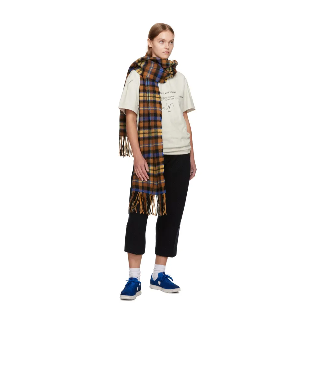 Tartan Fringed Scarf
