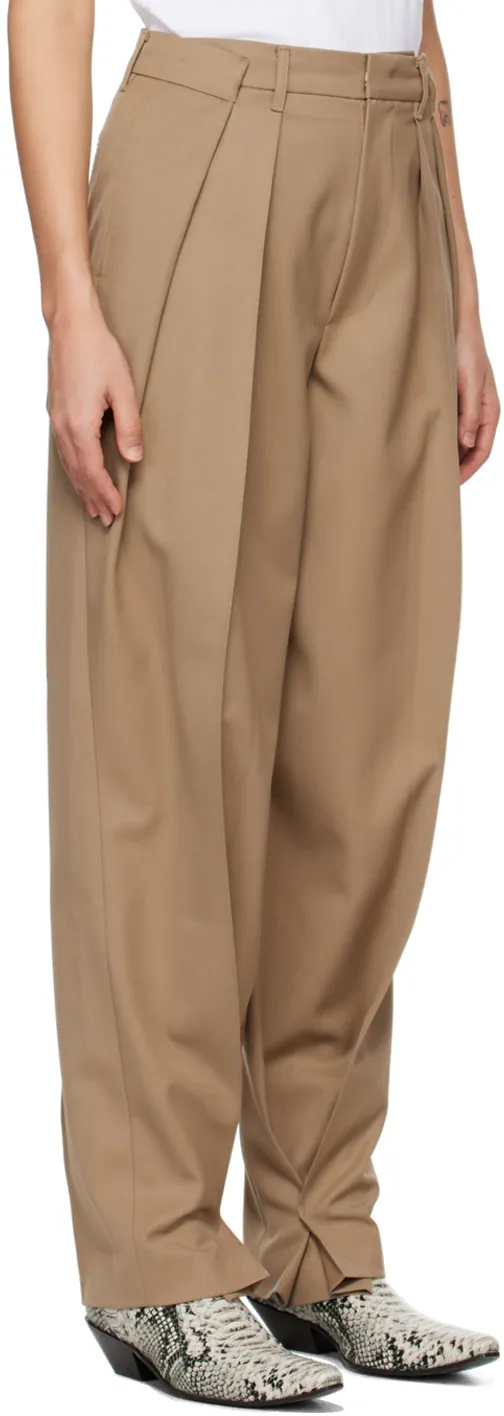 Belt Loop Zipper Casual Pants