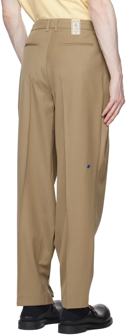 Belt Loop Zipper Casual Pants