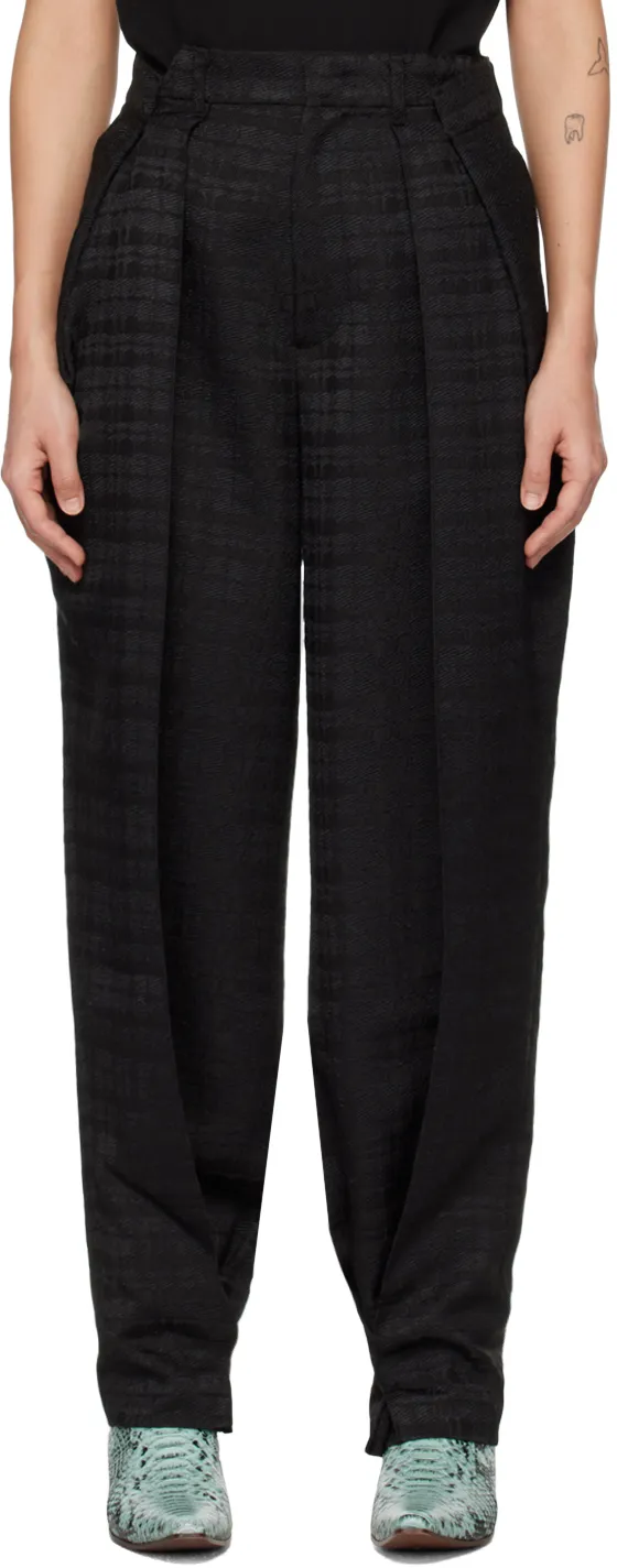 Belt Loop Zipper Casual Pants