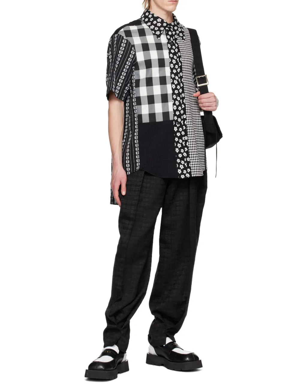Belt Loop Zipper Casual Pants