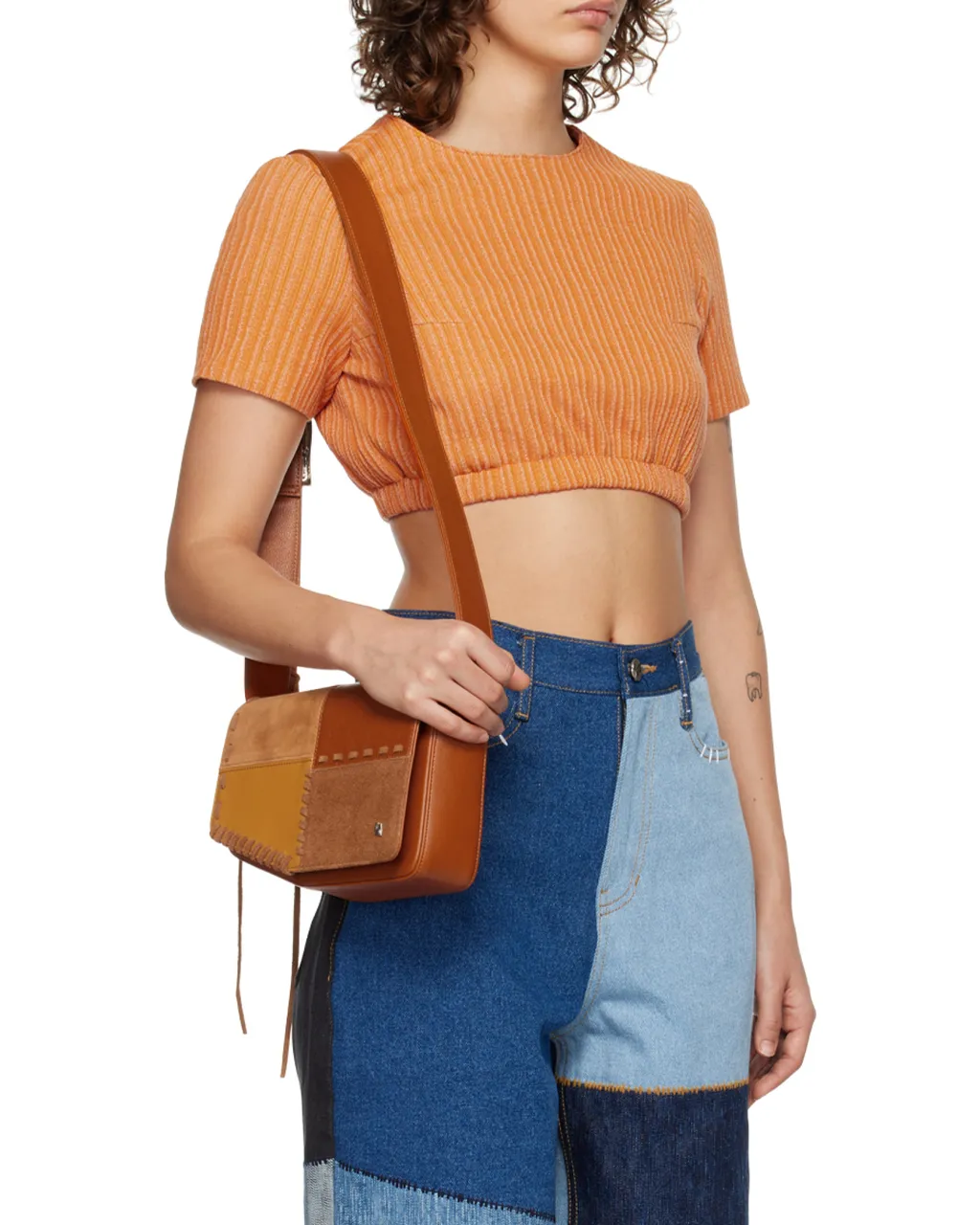 Round Collar Short T-Shirt