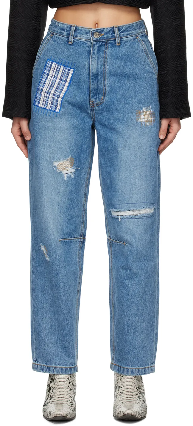 Make Old Jeans With Logo