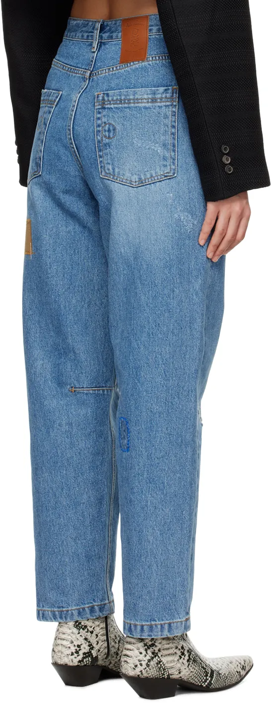 Make Old Jeans With Logo