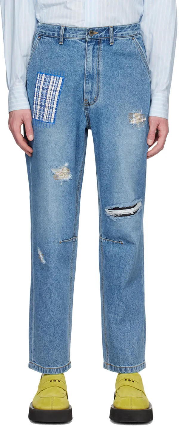 Make Old Jeans With Logo