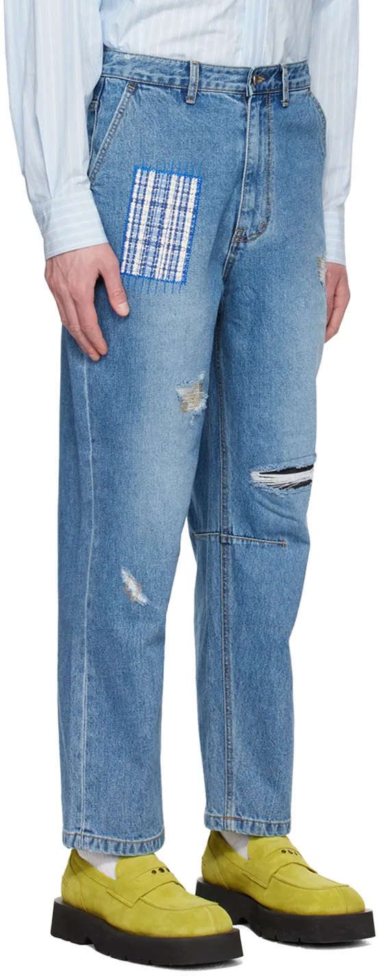 Make Old Jeans With Logo