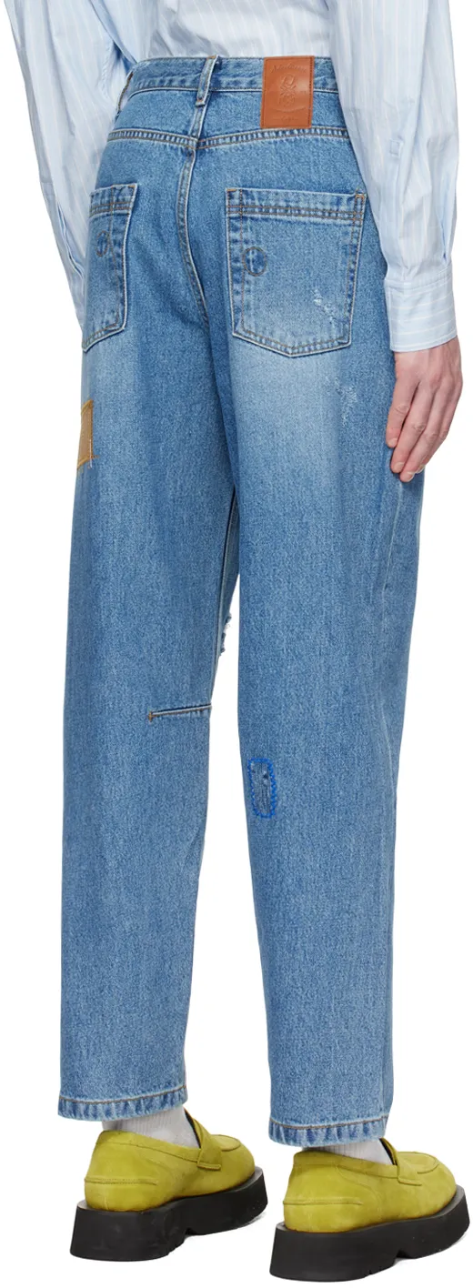 Make Old Jeans With Logo