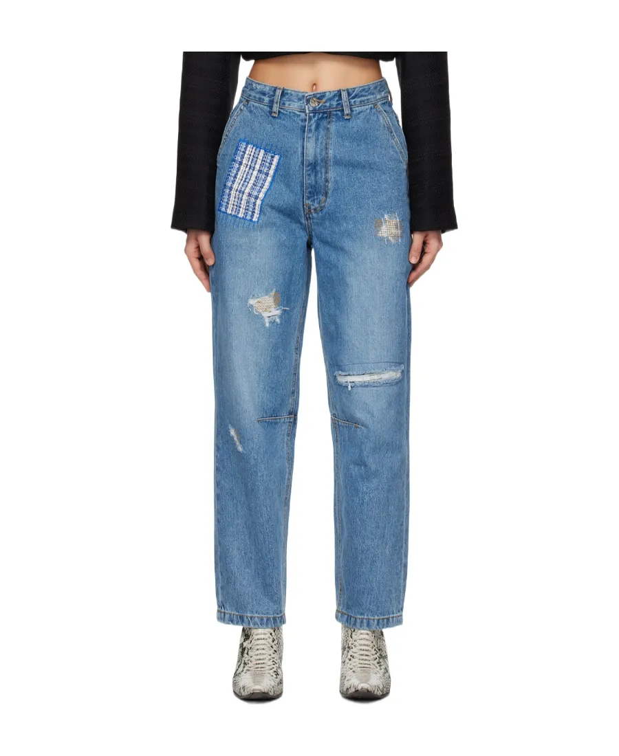 Make Old Jeans With Logo