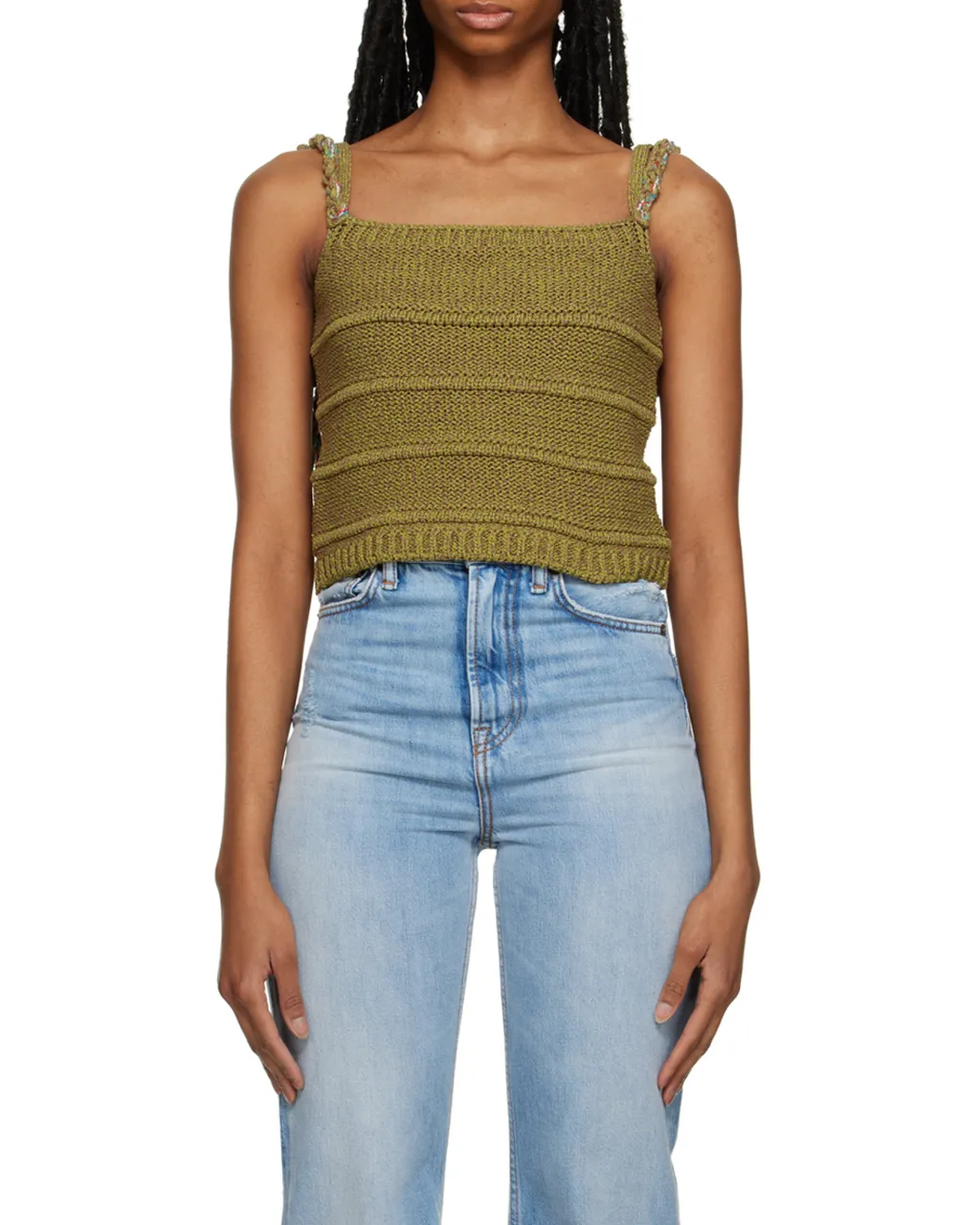 Knitted Square Collar Sling