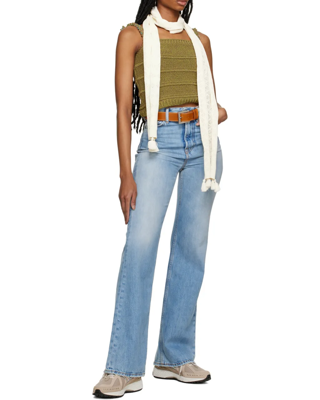 Knitted Mesh Scarf