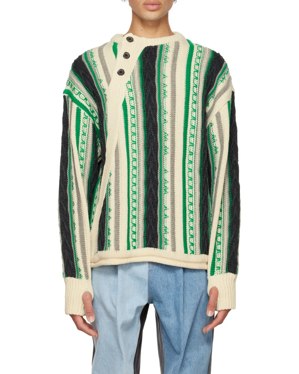 Button Detail Sweater