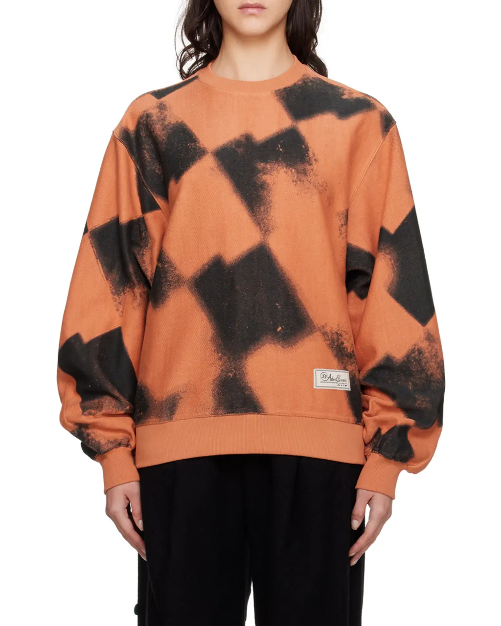 Round-Necked Printed Sweater