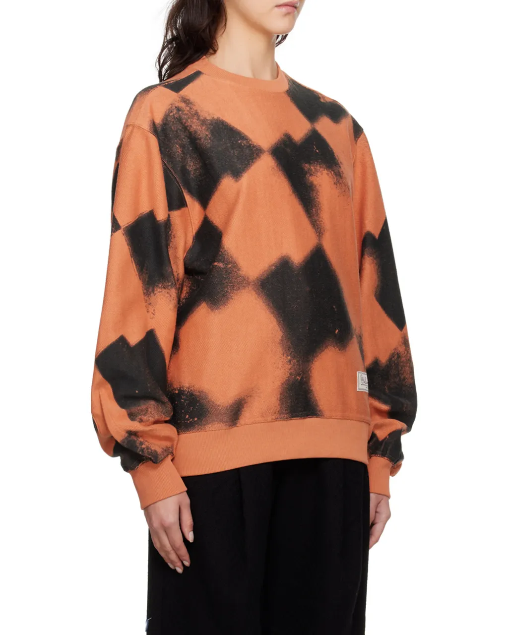 Round-Necked Printed Sweater