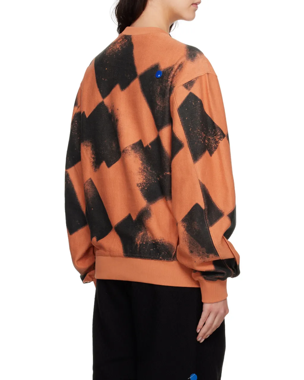 Round-Necked Printed Sweater
