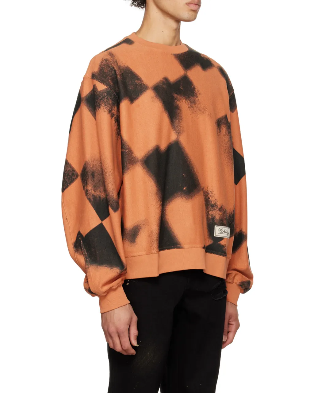Round-Necked Printed Sweater