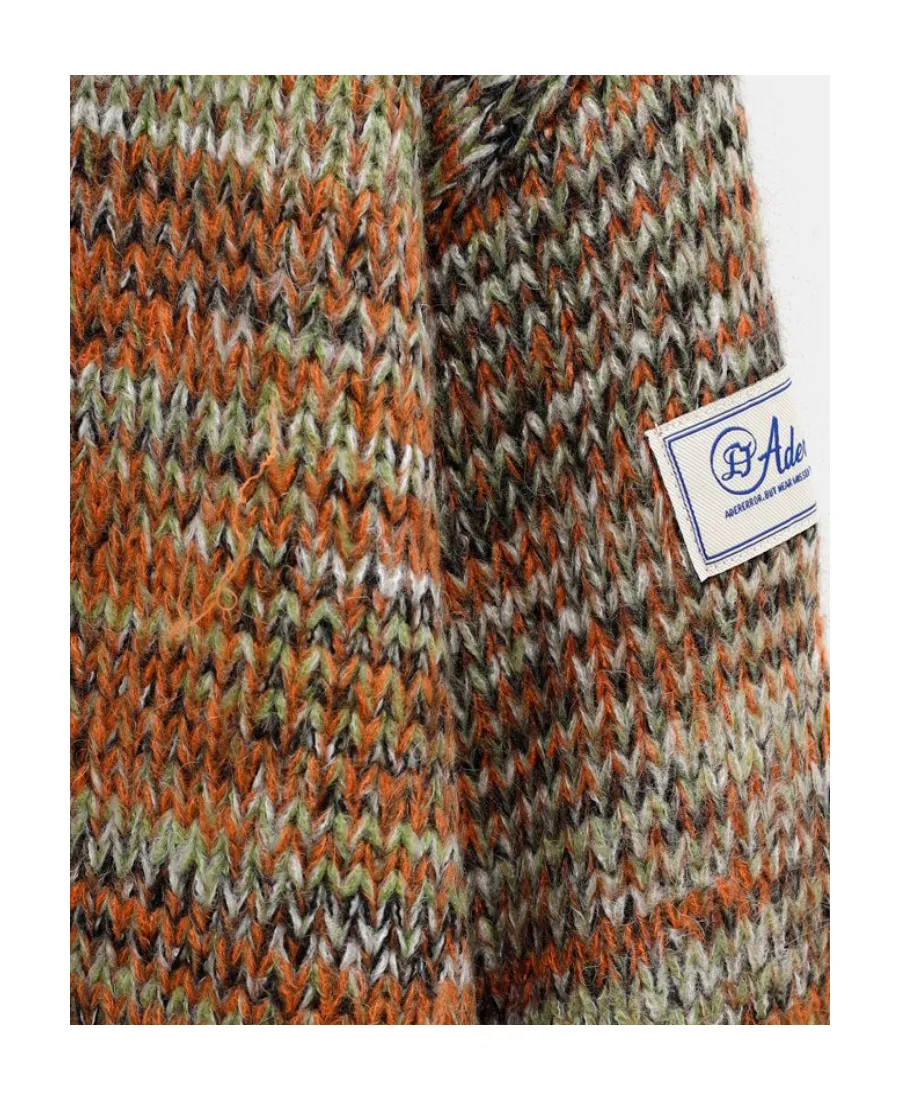 Striped Round-Neck Knitted Sweater