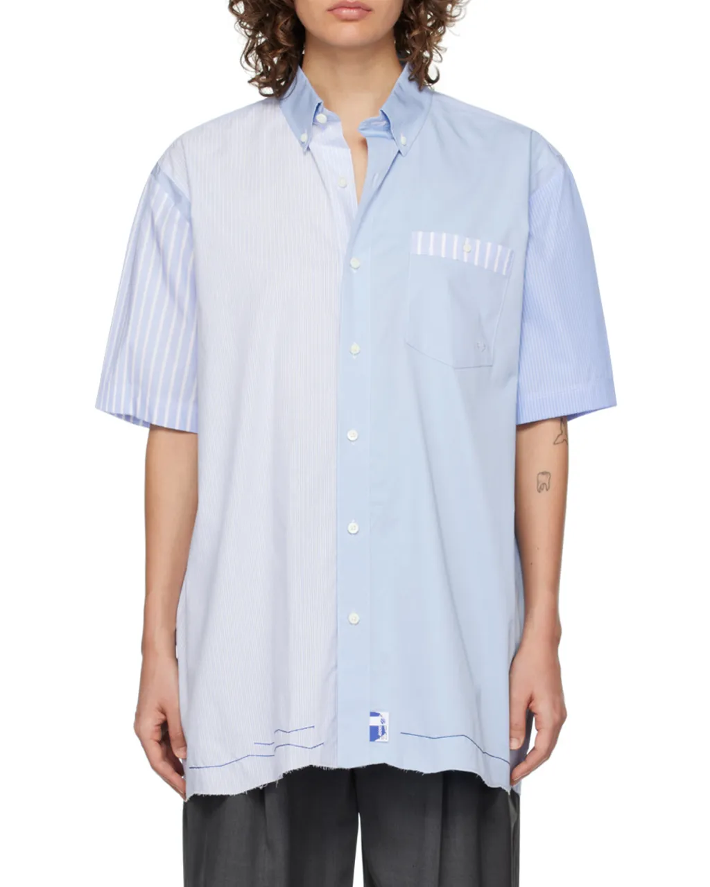 Logo Double Short-Sleeved Shirt