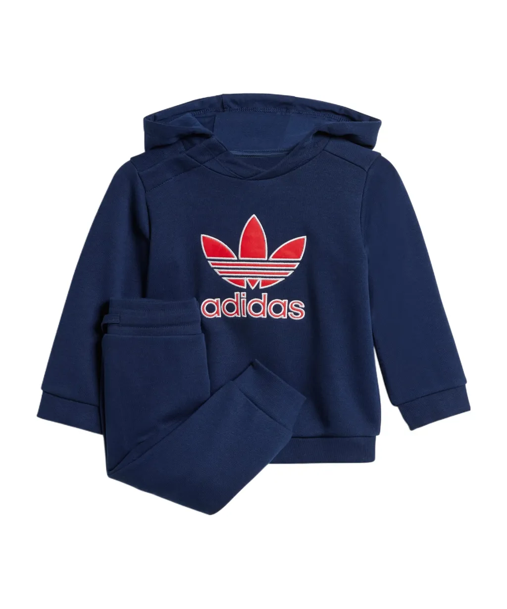 Long-Sleeved Hoodie And Sweatpants Two-Piece Set