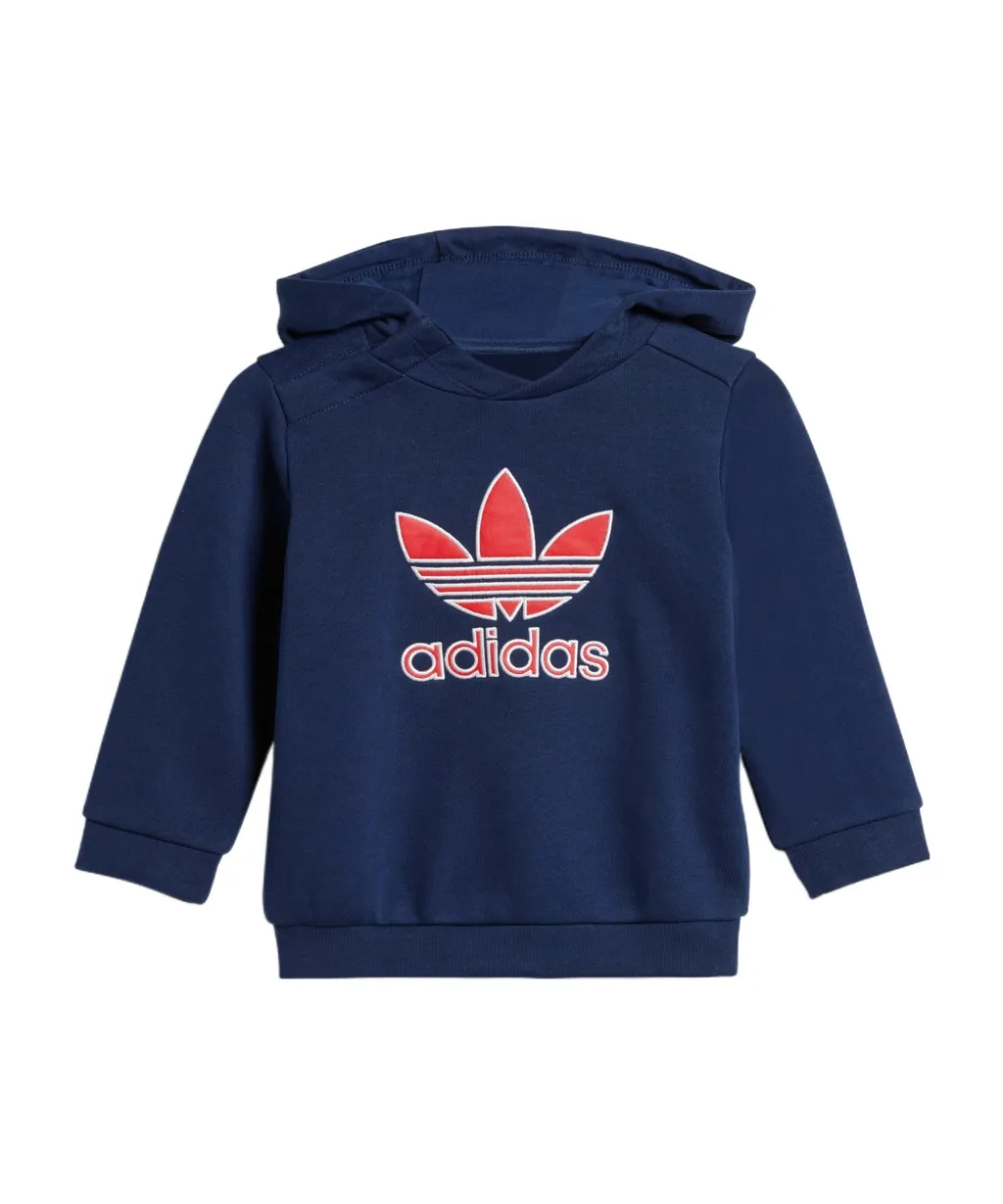 Long-Sleeved Hoodie And Sweatpants Two-Piece Set