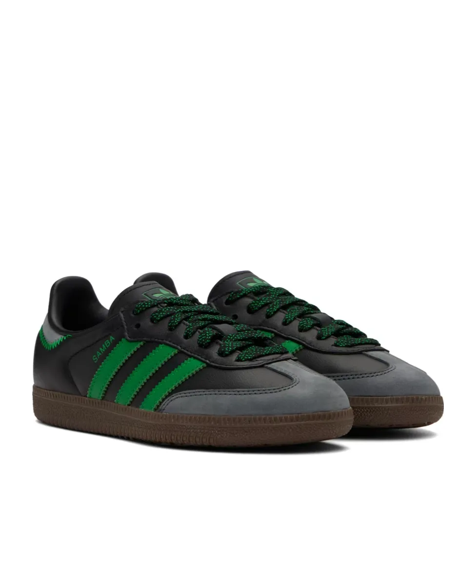 Samba Og Sneakers Black/Green
