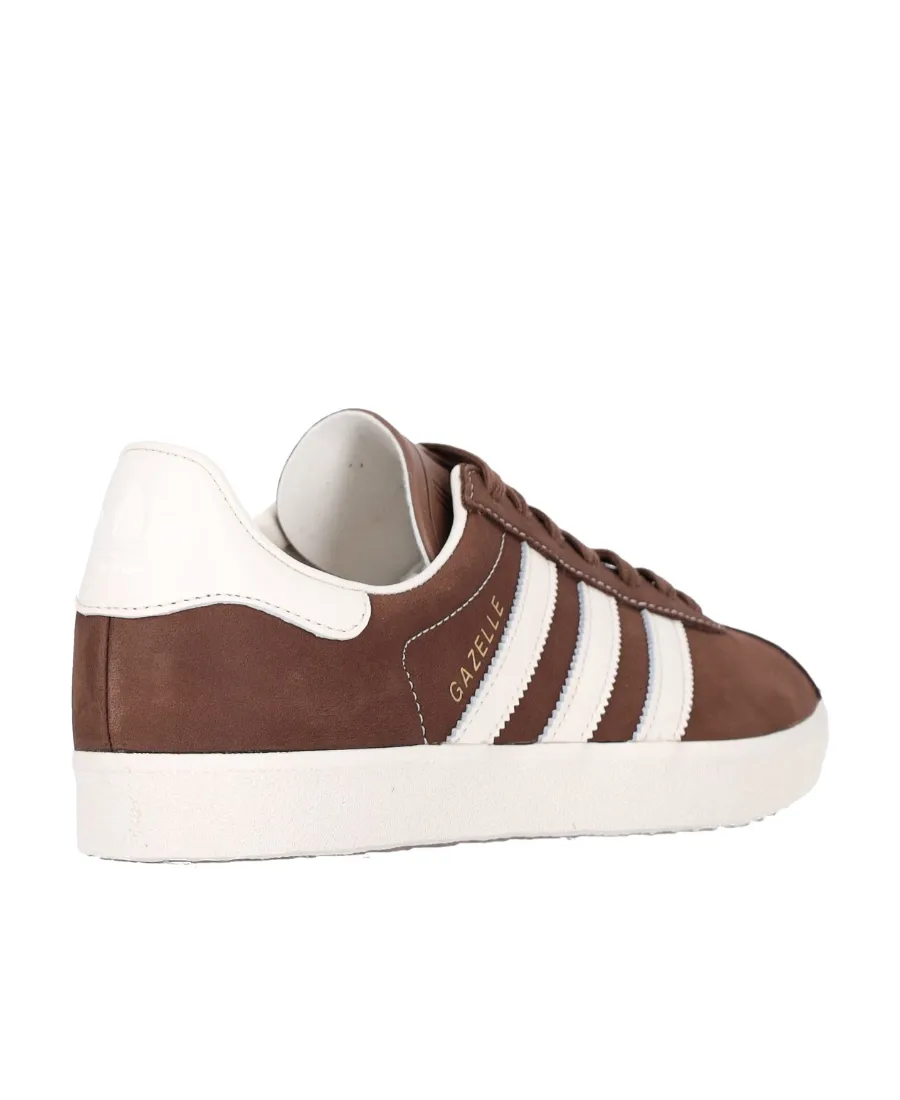 Gazelle 3-Stripes Leather Sneakers