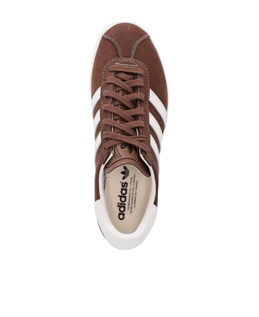 Gazelle 3-Stripes Leather Sneakers