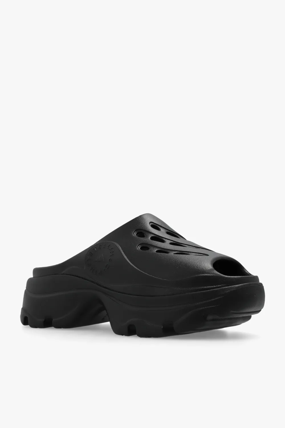 Logo Embossed Platform Clogs