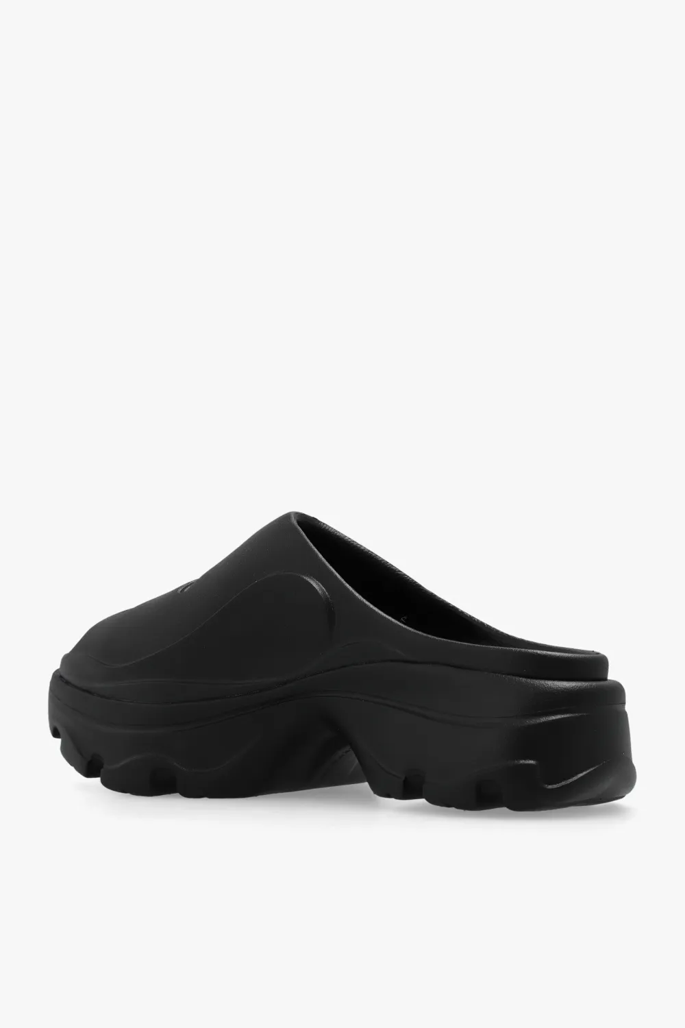 Logo Embossed Platform Clogs