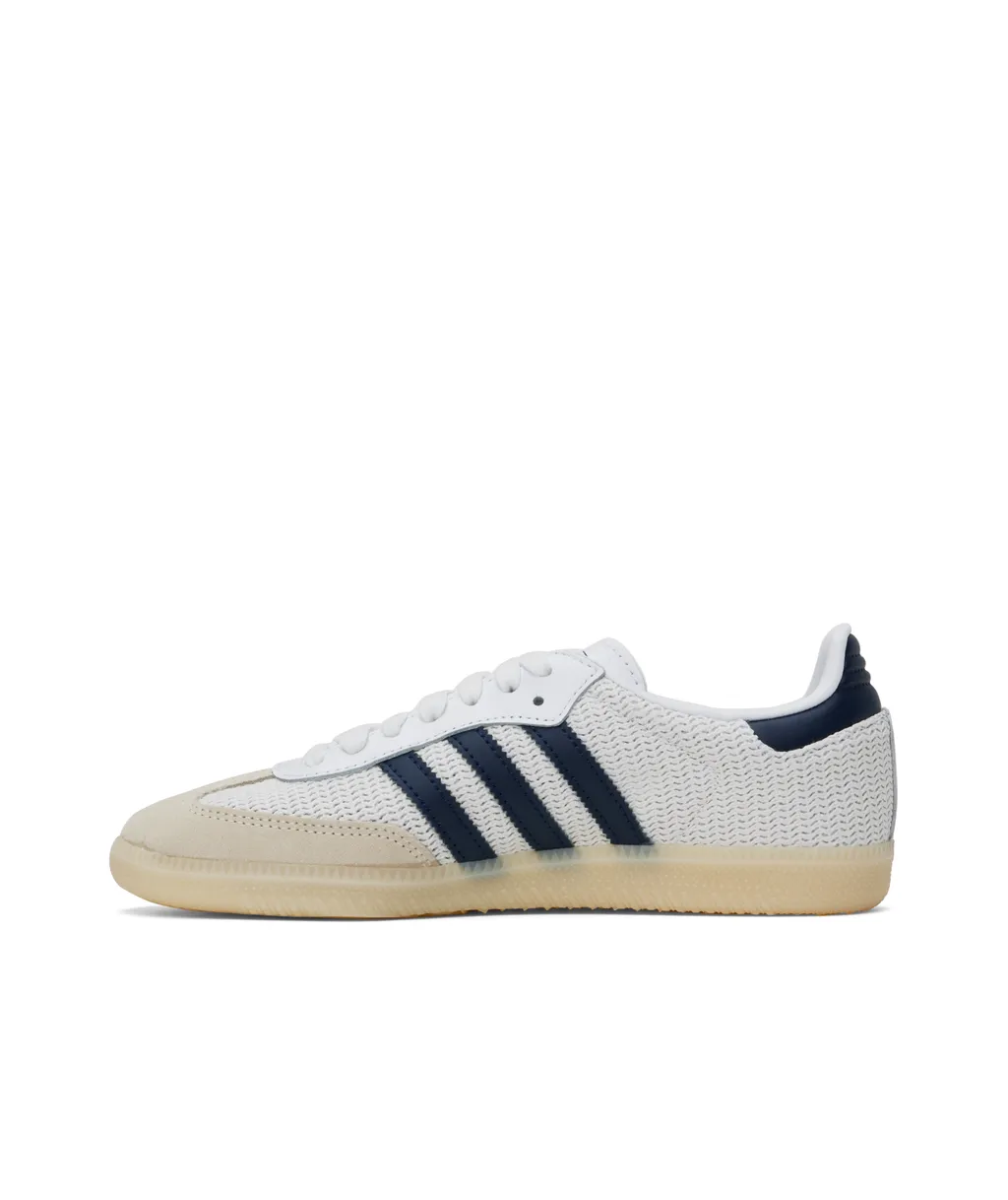 Samba Knit Sneakers White/Night Indigo