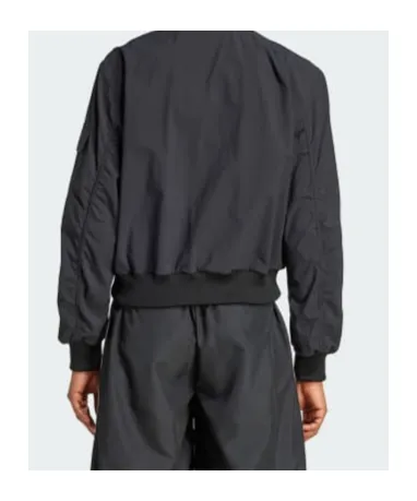Flap-Pockets Bomber Jacket