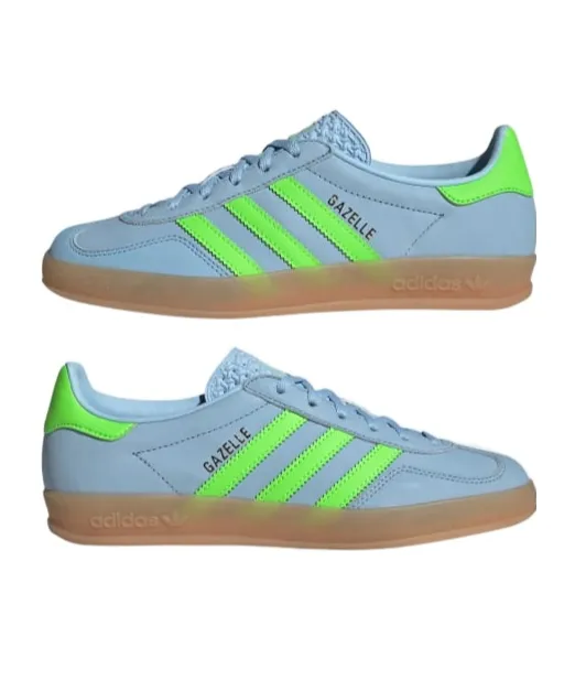 Gazelle Indoor Sneakers Clear Sky/Solar Green