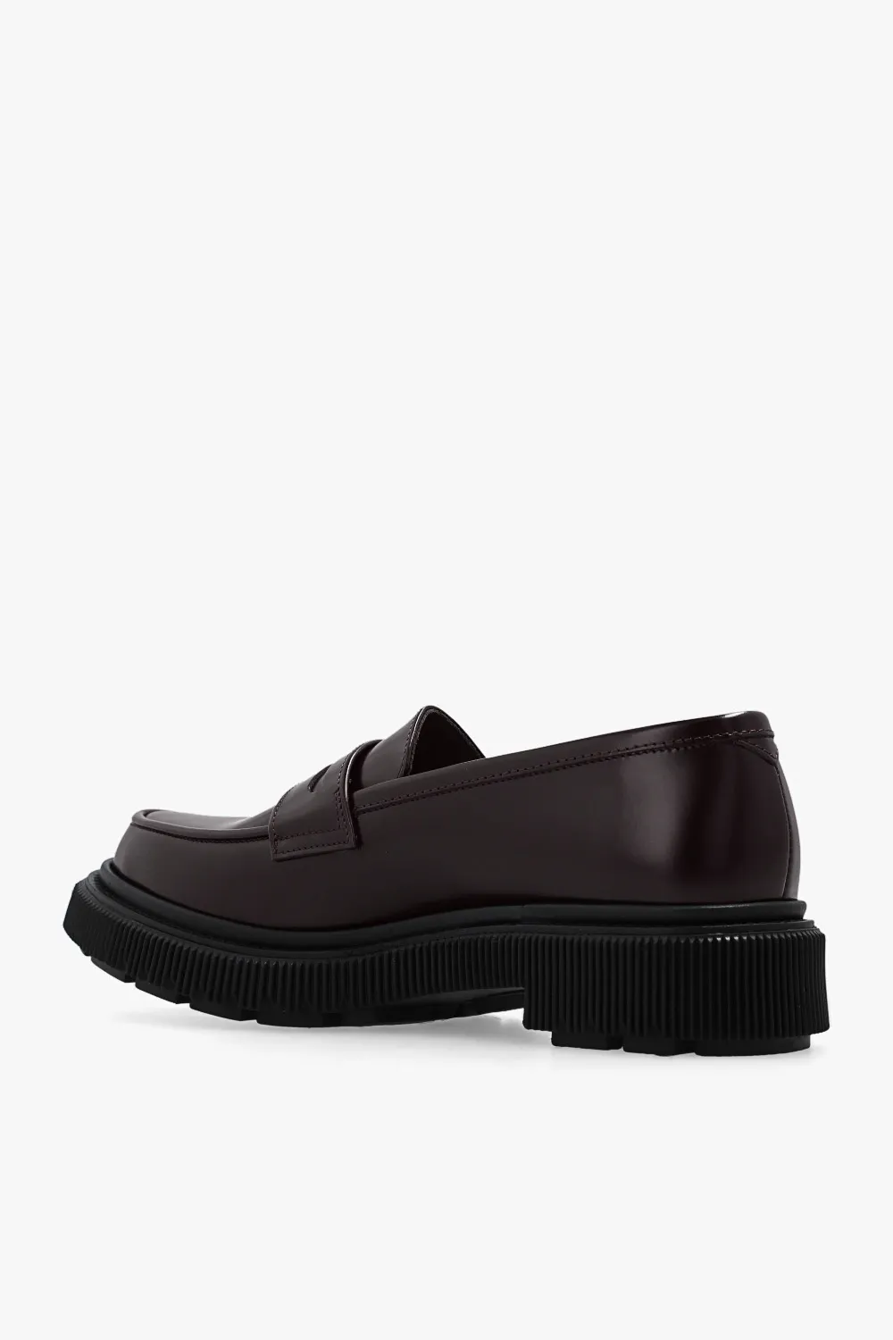 Platform Leather Penny Loafers