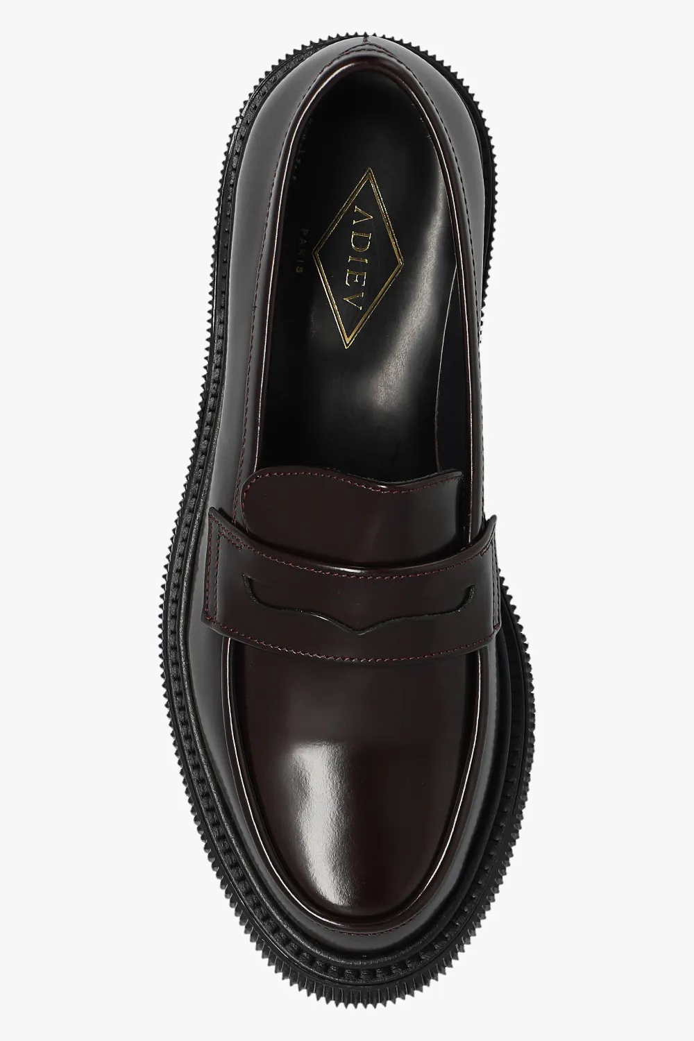 Platform Leather Penny Loafers