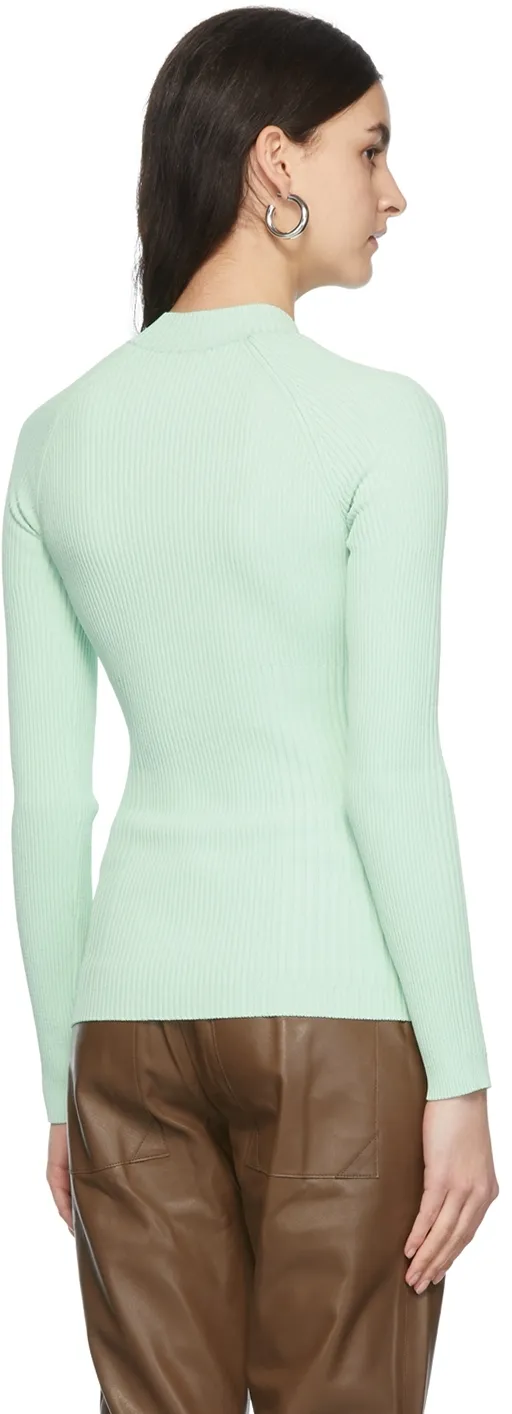 Logo Hollowed-Out Rib Sweater