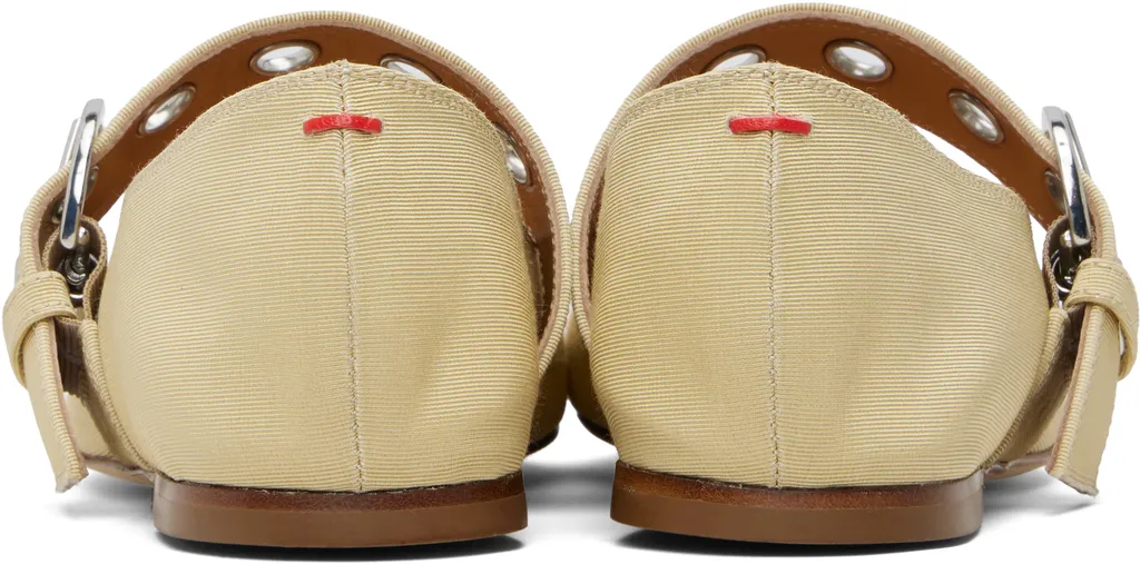 Uma Eyelet Mary Jane Ballet Flats