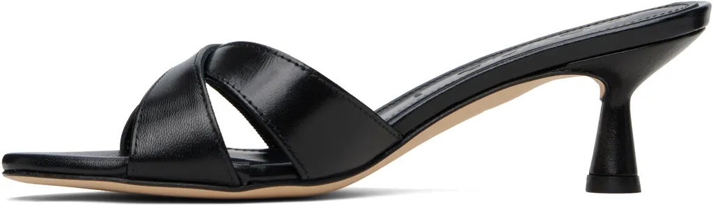 Vero Leather High-Heeled Sandals