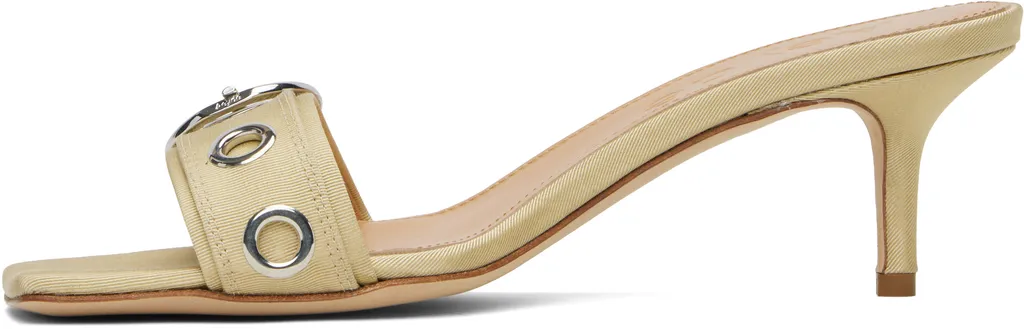 Ilvy Eyelet Grosgrain High Heel Sandals