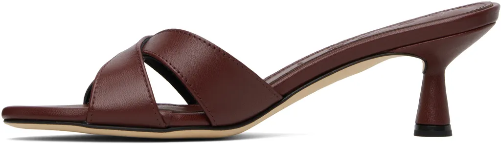 Vero Leather High-Heeled Sandals